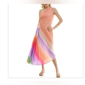 strapless open back dress Girl's Custom Pleated Dress